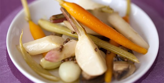 Petits légumes à la grecque