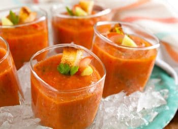 Gaspacho à l’orange et carotte