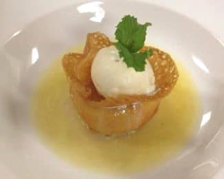 Glace au sauternes