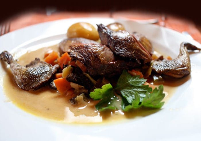 Pigeon &agrave; la goutte de sang