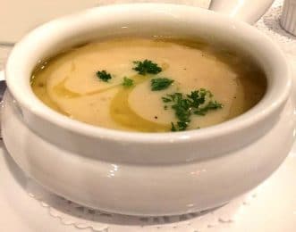 Soupe grecque avgholemono