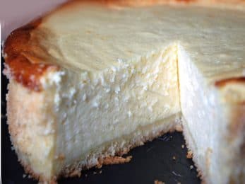 Tarte au fromage blanc au citron