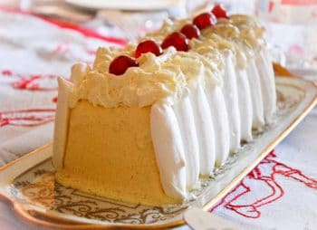 Vacherin meringué glacé