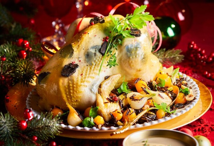 Poularde de Noël à la Sainte-Alliance