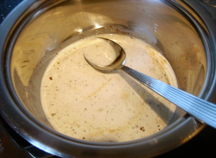 Sauce à la vanille et au bourbon