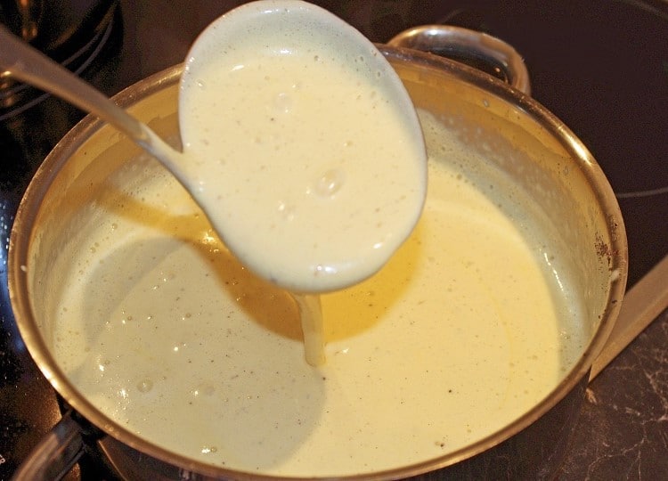 Sauce à la vanille