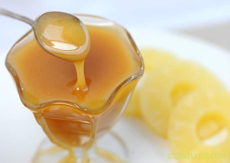 Sauce au à l’ananas