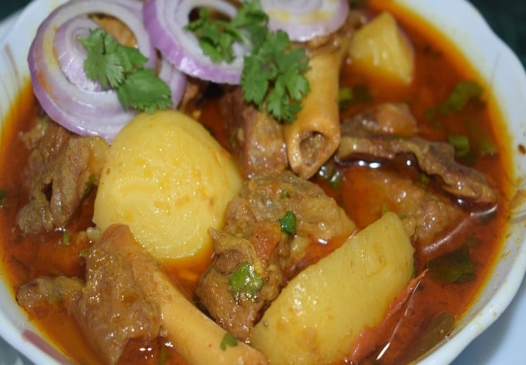 Aloo gosht