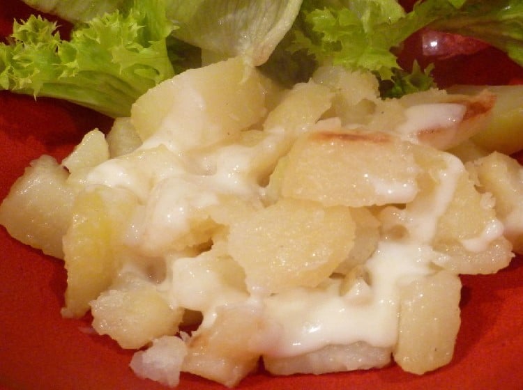 Pommes de terre à la cancoillotte