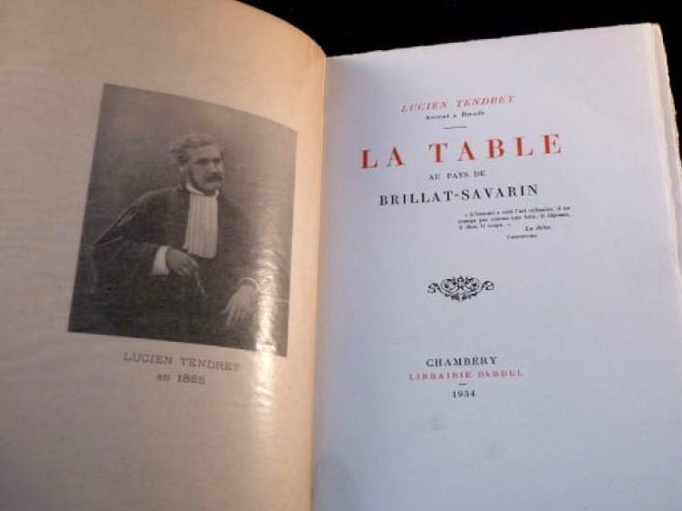 La table au pays de Brillat-Savarin