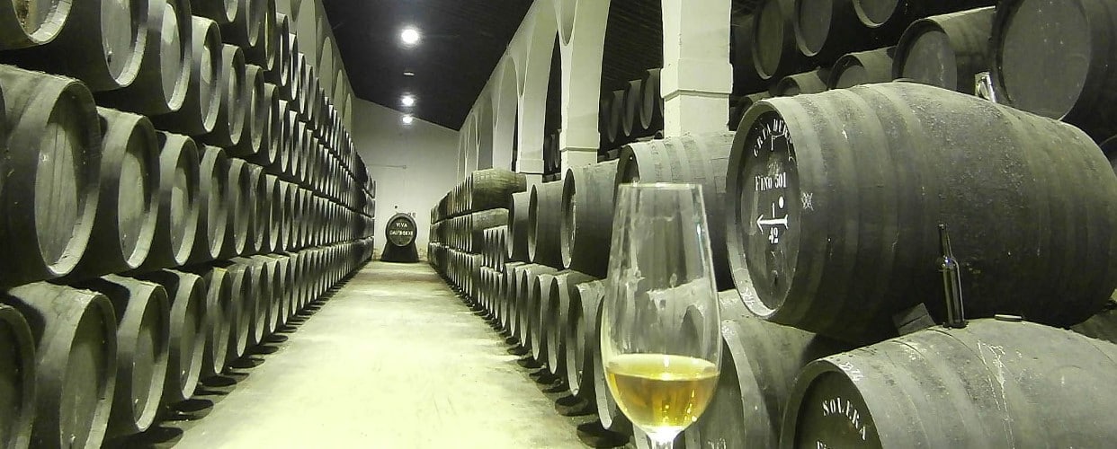 Hầm rượu sherry ở Jerez de la Frontera