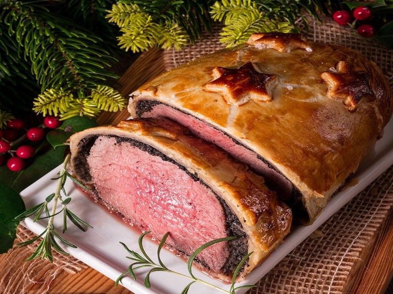 Filet de bœuf Wellington de Noël