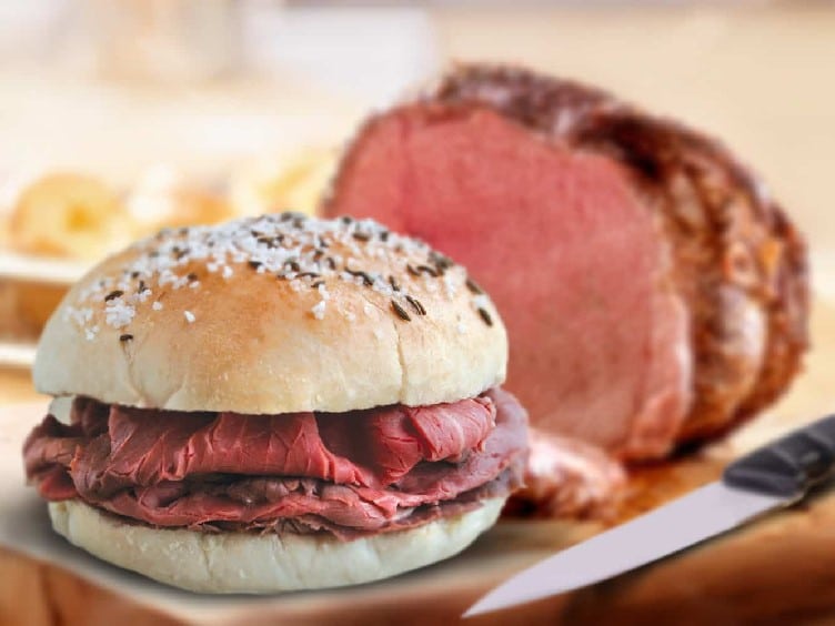Sandwich beef on the weck