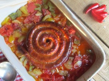Txistorra à la basquaise