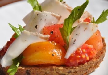 Bruschetta au lard de Colonnata