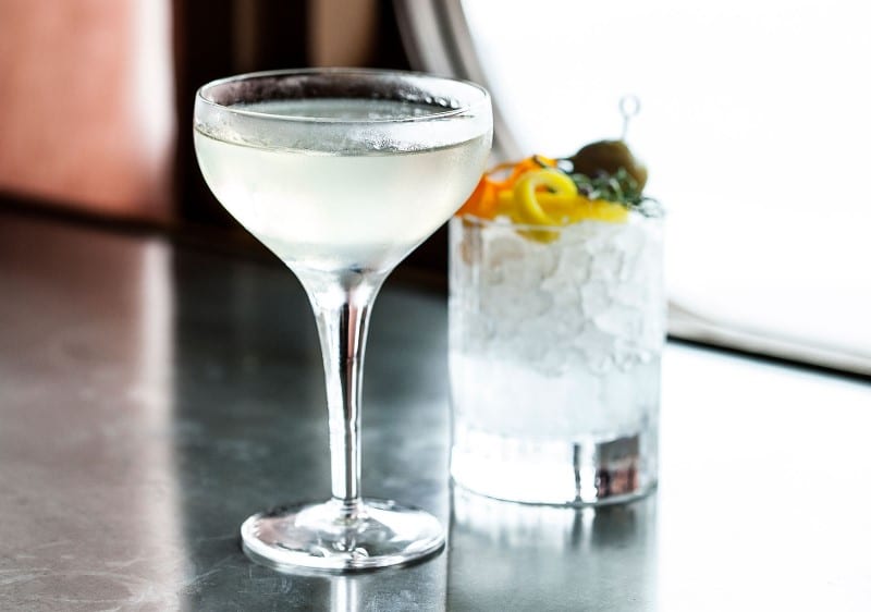 Martini on the rock