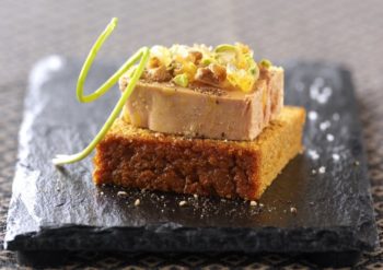 Toast de pain d’épice au foie gras de canard