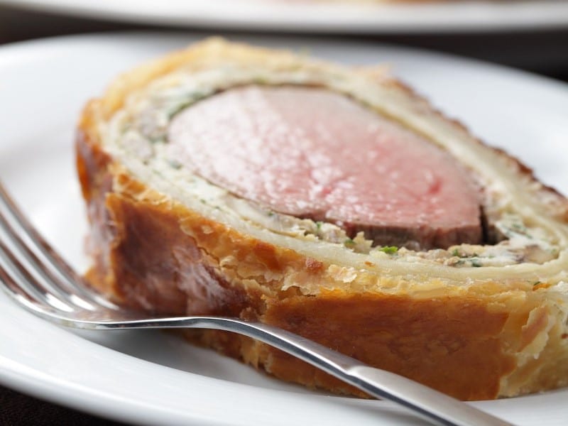 Filet de b&oelig;uf en cro&ucirc;te