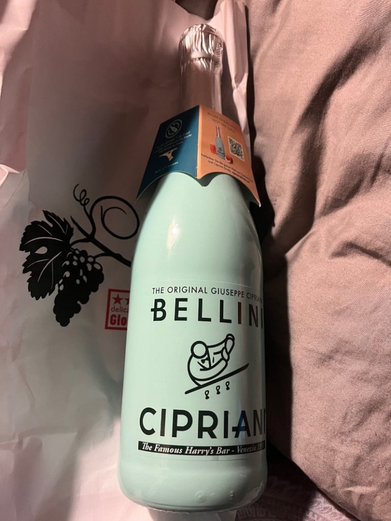 Bouteille de cocktail Bellini