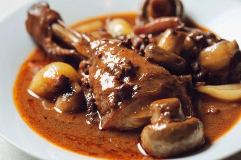 Coq au vin de chanturgue