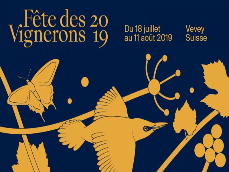 Affiche de la fête des vignerons 2019