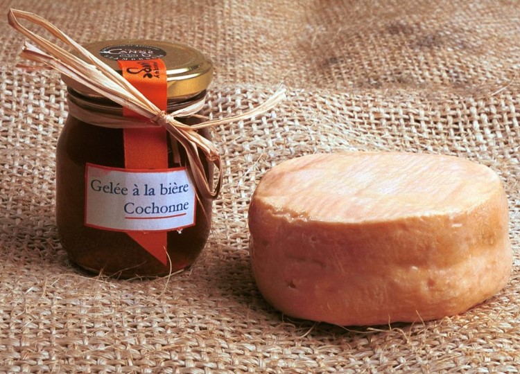Fromage Cochon &lsquo;Nez et gel&eacute;e &agrave; la bi&egrave;re Cochonne