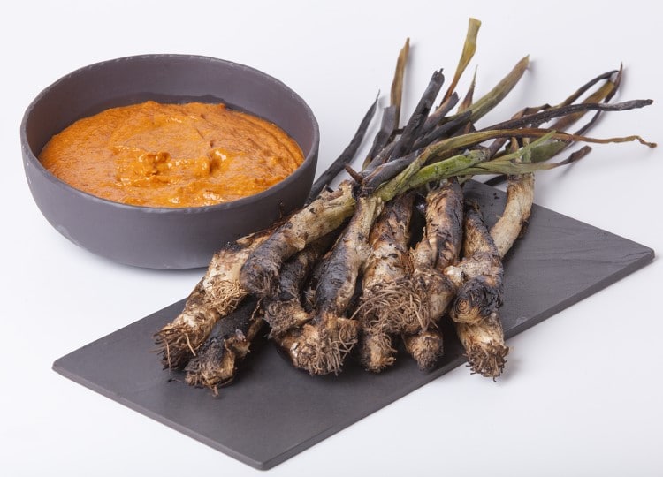 Ognasses grillés et sauce romanesco
