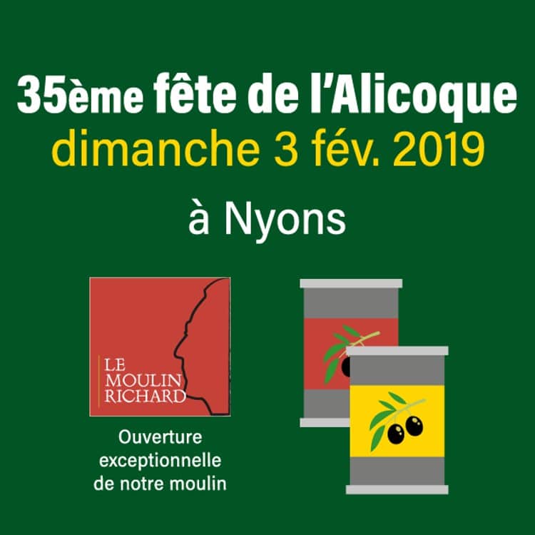 Nyons'daki Alicoque festivalinin afişi