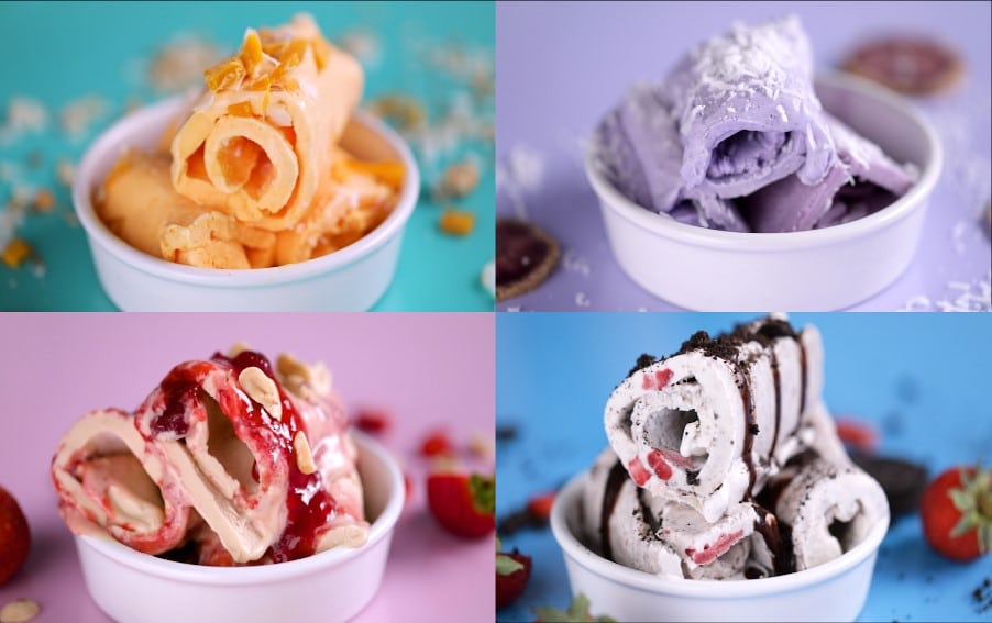 Ice cream rolls