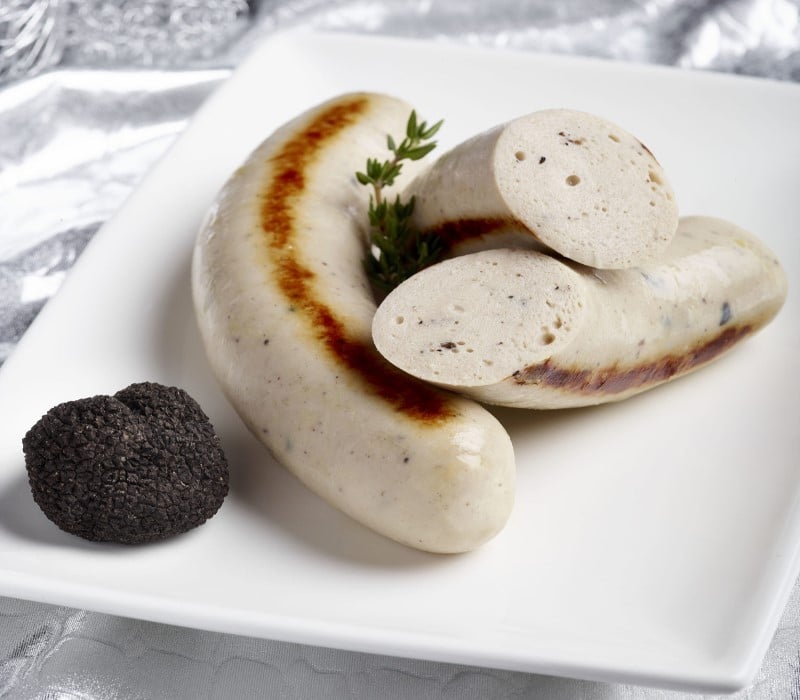White pudding with truffles