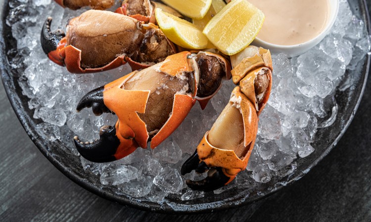 Pinces de crabe sauce calypso