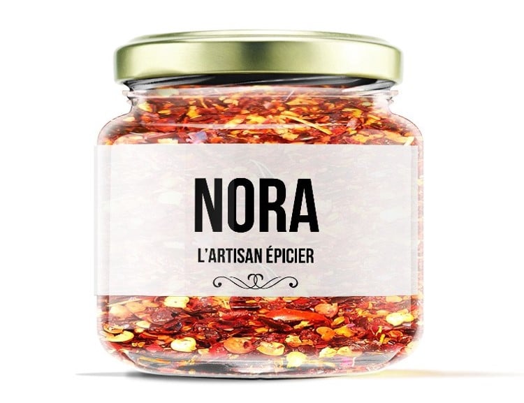 Pot de poivrons nöra séchés Pot de poivrons nöra séchés