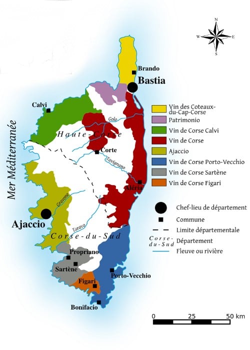 Винные регионы Корсики