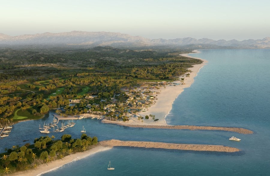 Le complexe du Four Seasons Resort Los Cabos à Costa Palmas au Mexique