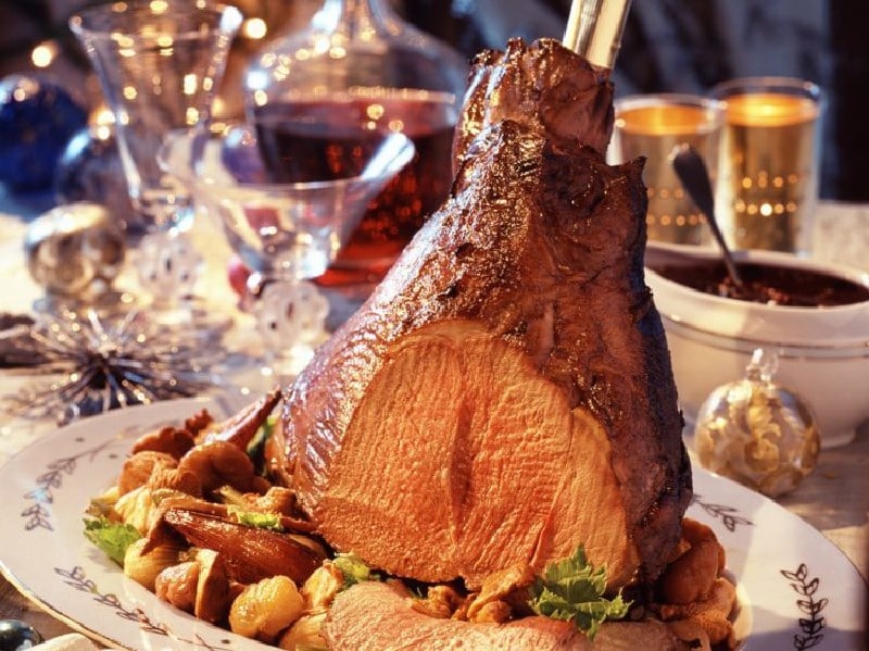 Cuissot de marcassin rôti de Noël Cuissot de marcassin rôti de Noël
