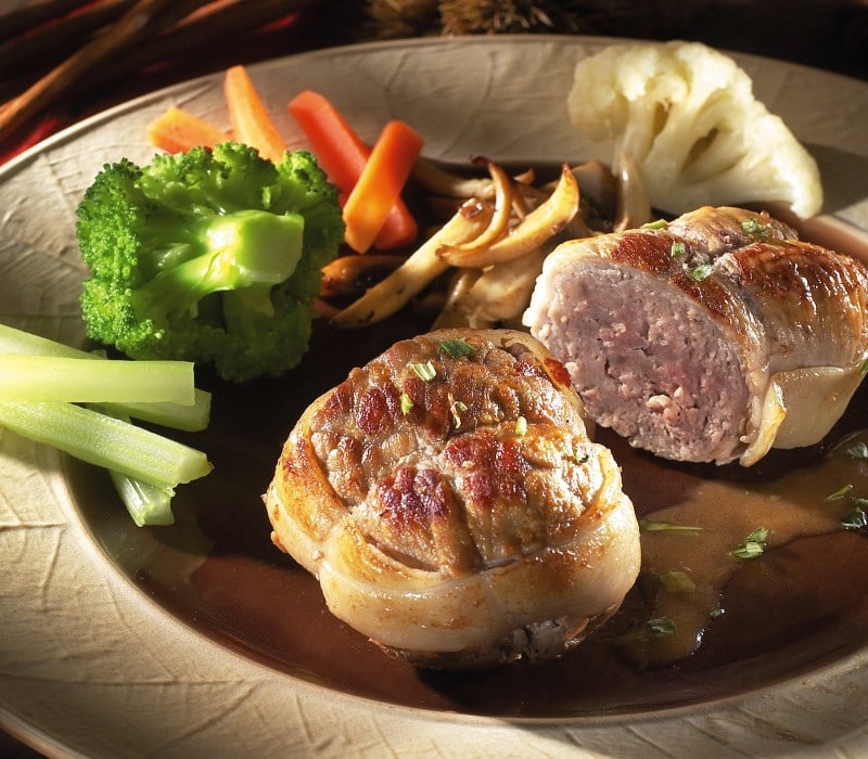 Paupiettes de veau aux jeunes légumes Paupiettes de veau aux jeunes légumes