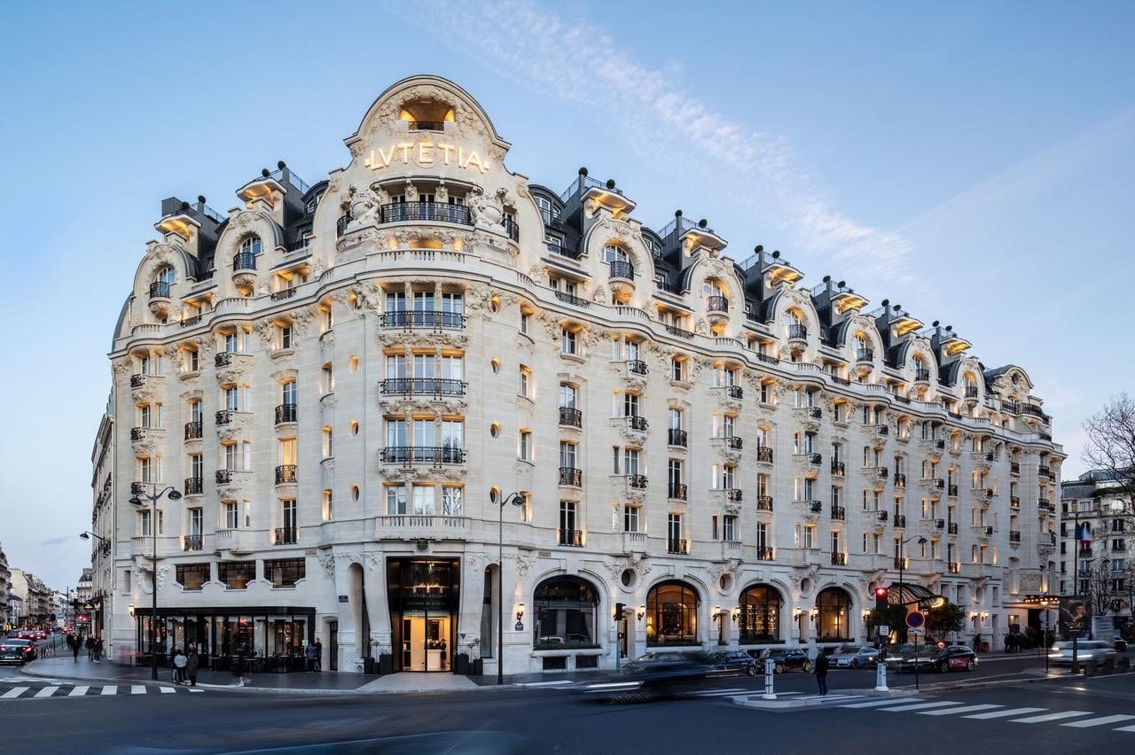 Het hotel Lutetia boulevard Raspail in Parijs Het hotel Lutetia boulevard Raspail in Parijs