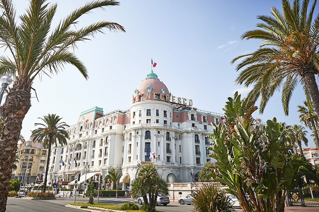Nice'deki Promenade des Anglais'deki Hotel Negresco Nicev'deki Promenade des Anglais'deki Negresco oteli