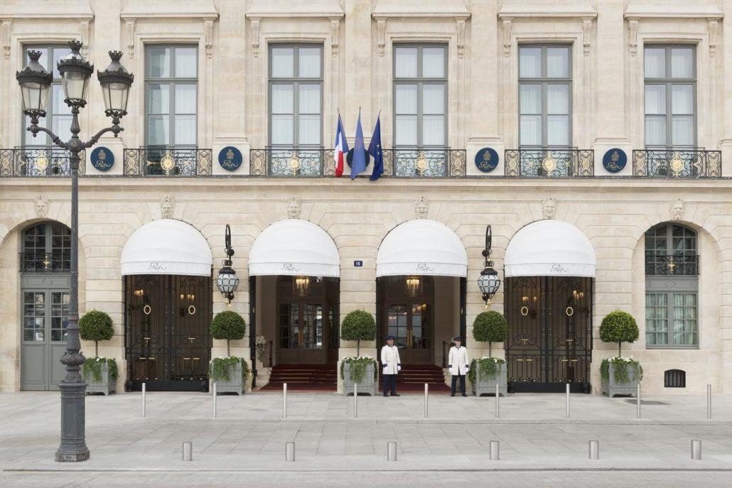 L'hotel Ritz, place Vendôme a Parigi