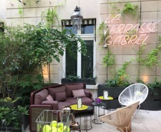 La Terrasse Gabriel de l’hôtel de Crillon