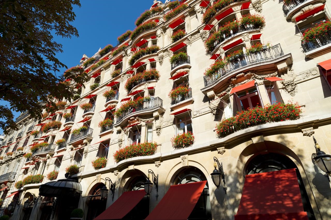 The Plaza Athénée, rue Montaigne in Paris