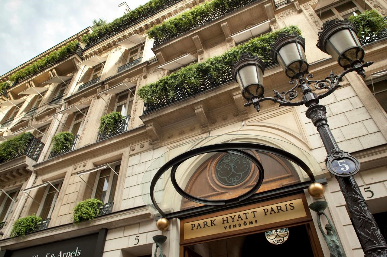 L’hôtel Park Hyatt Paris-Vendôme rue de la Paix à Paris