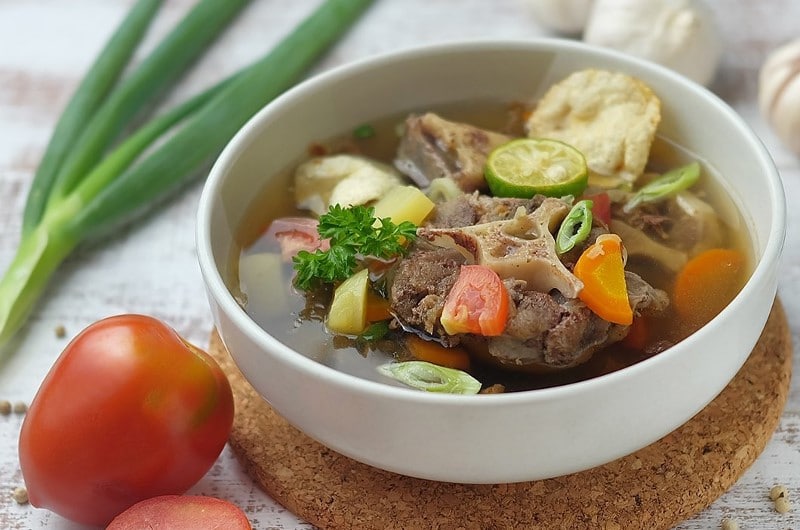 Soupe anglaise à la queue de bœuf