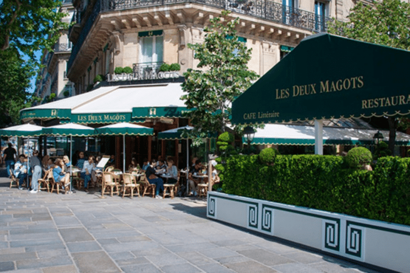 Los Dos Magots colocan Saint-Germain-des-Prés en París
