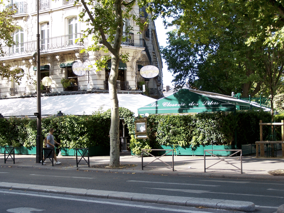 La Closerie des Lilas boulevard du Montparnasse à Paris