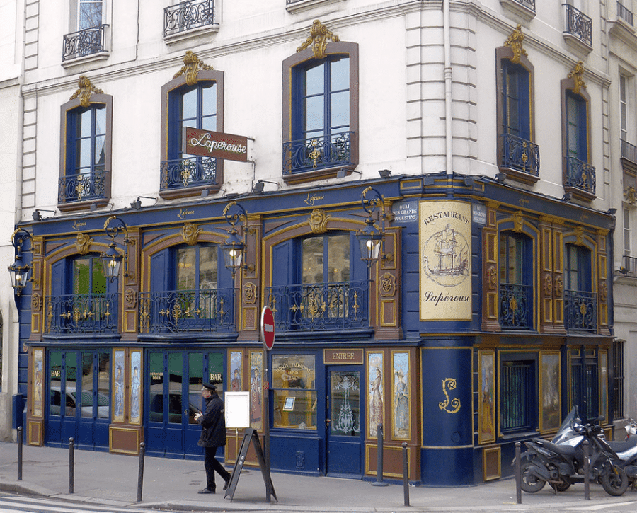 O restaurante Lapérouse na quai des Grands-Augustins em Paris