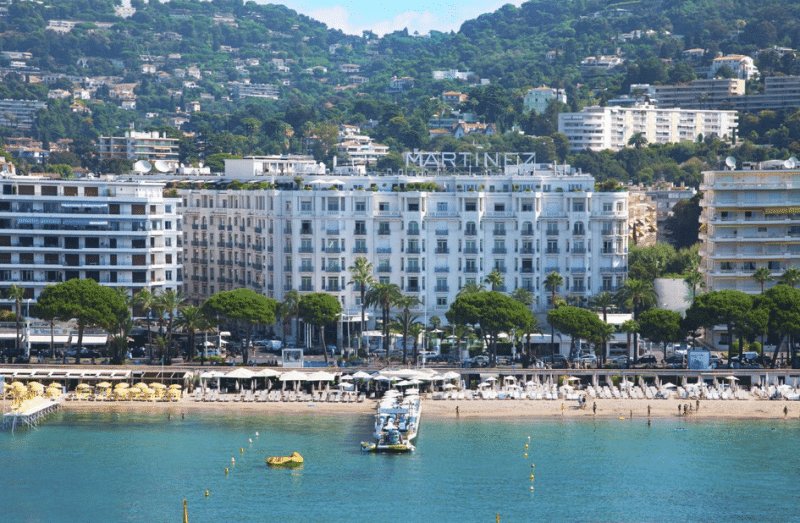 L’hôtel Martinez à Cannes