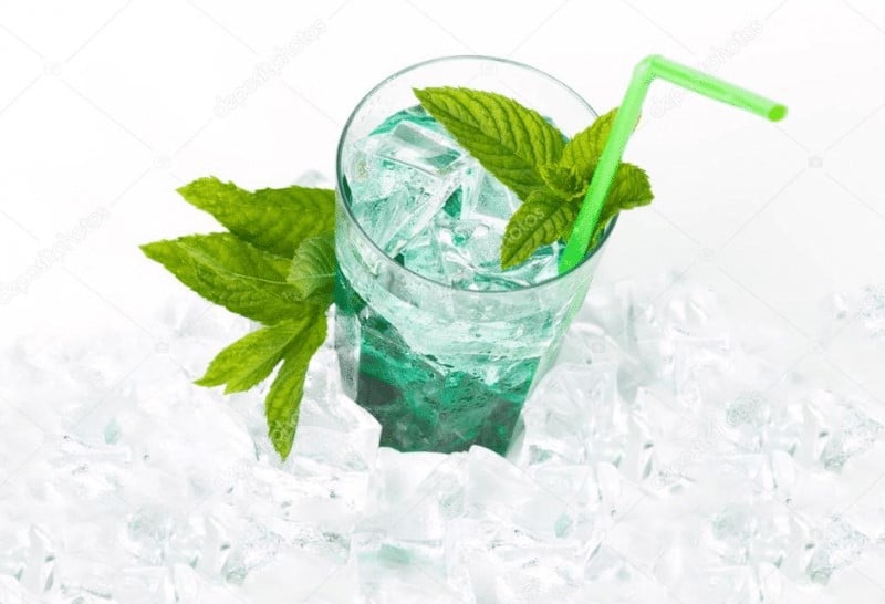 Menthe glaciale à l’eau