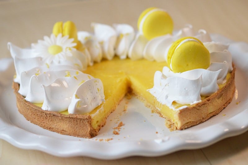 Лимонный пирог безе