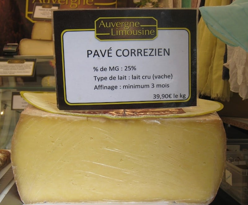 Pav&eacute; corr&eacute;zien maigre &agrave; l&rsquo;&eacute;tal